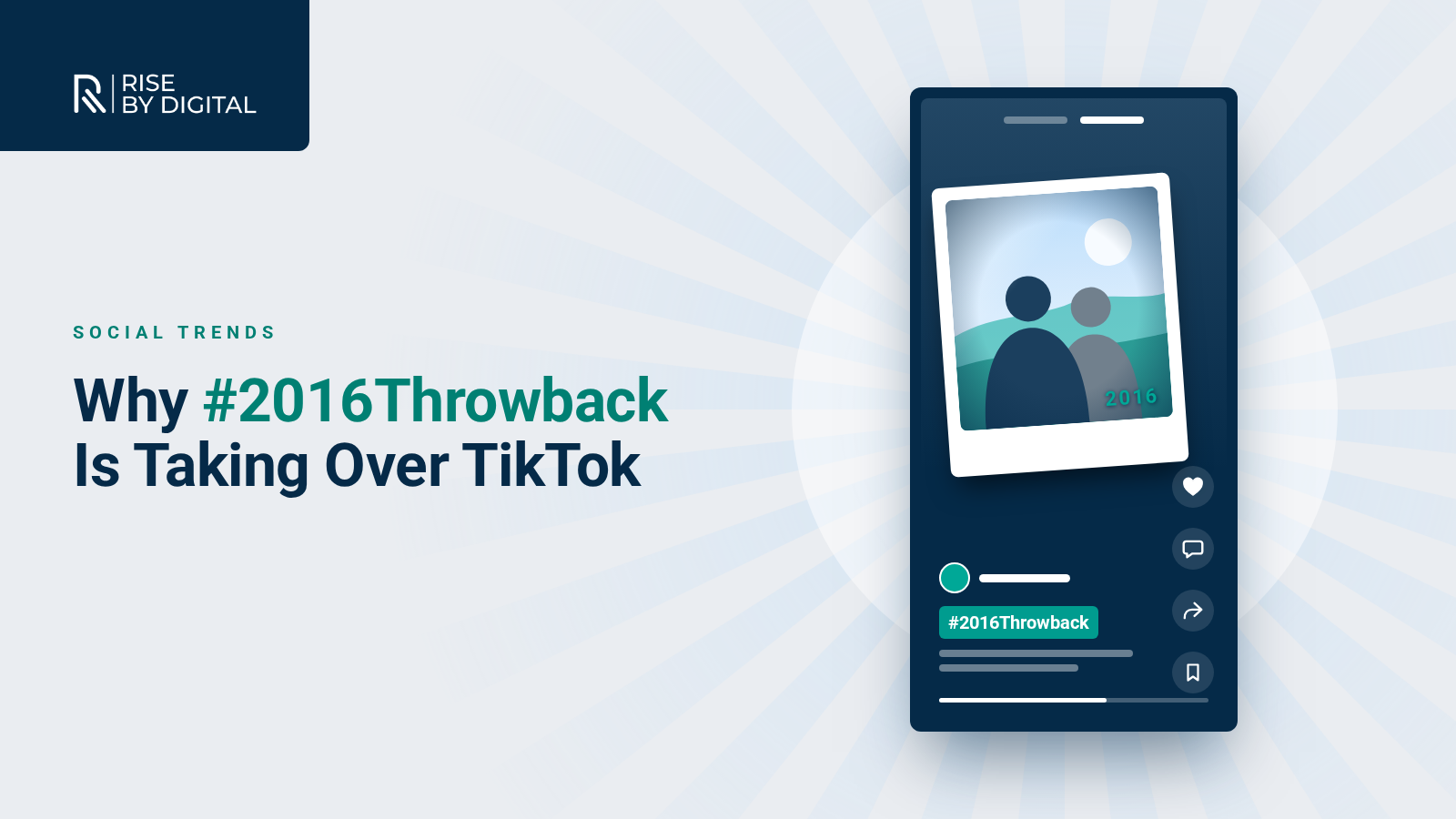 Why the #2016Throwback Trend Is Taking Over TikTok and How Brands Can Ride It for Authentic Engagement A short-video app on a phone playing a retro faded 2016 photo print with a vignette and date stamp, captioned #2016Throwback
